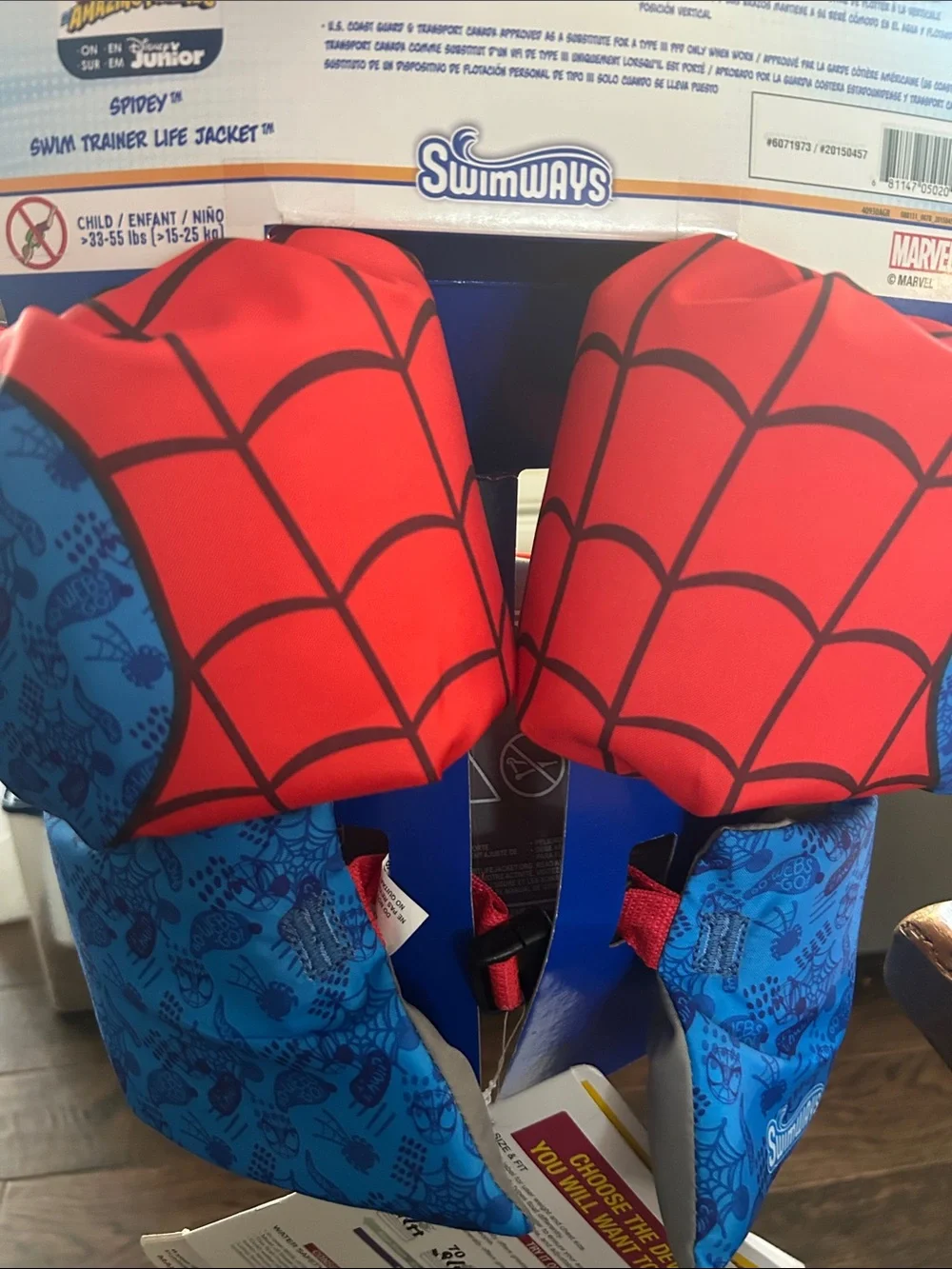 Swimways Marvel Spidey Red & Blue Kids Swim Vest